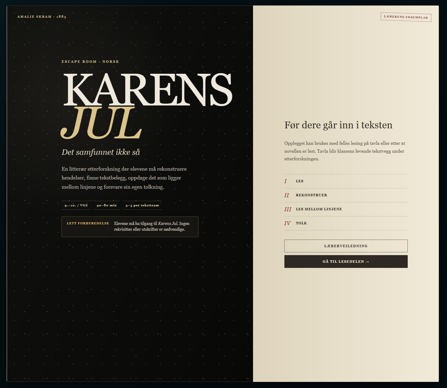 Karens Jul i MittKlasserom